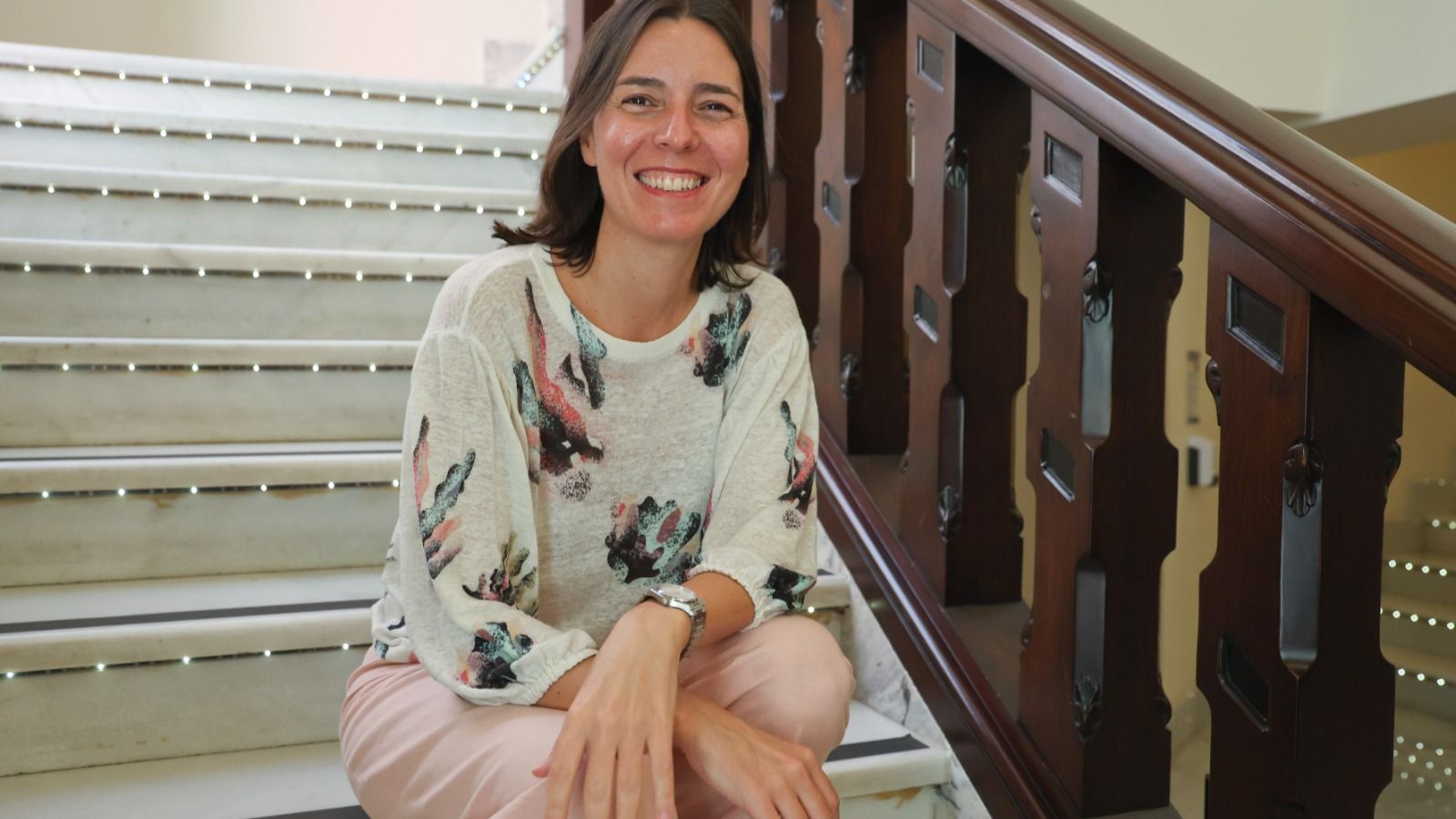 Concepción Monje, una de las diseñadoras del robot TEO.