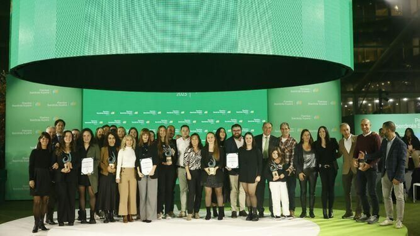 Una imagen de la entrega de los IV Premios Iberdrola Supera.