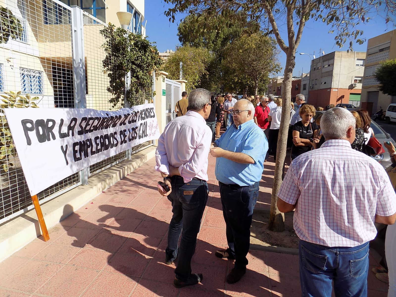 Una de las movilizaciones en el centro de Piedras Redondas el año pasado.