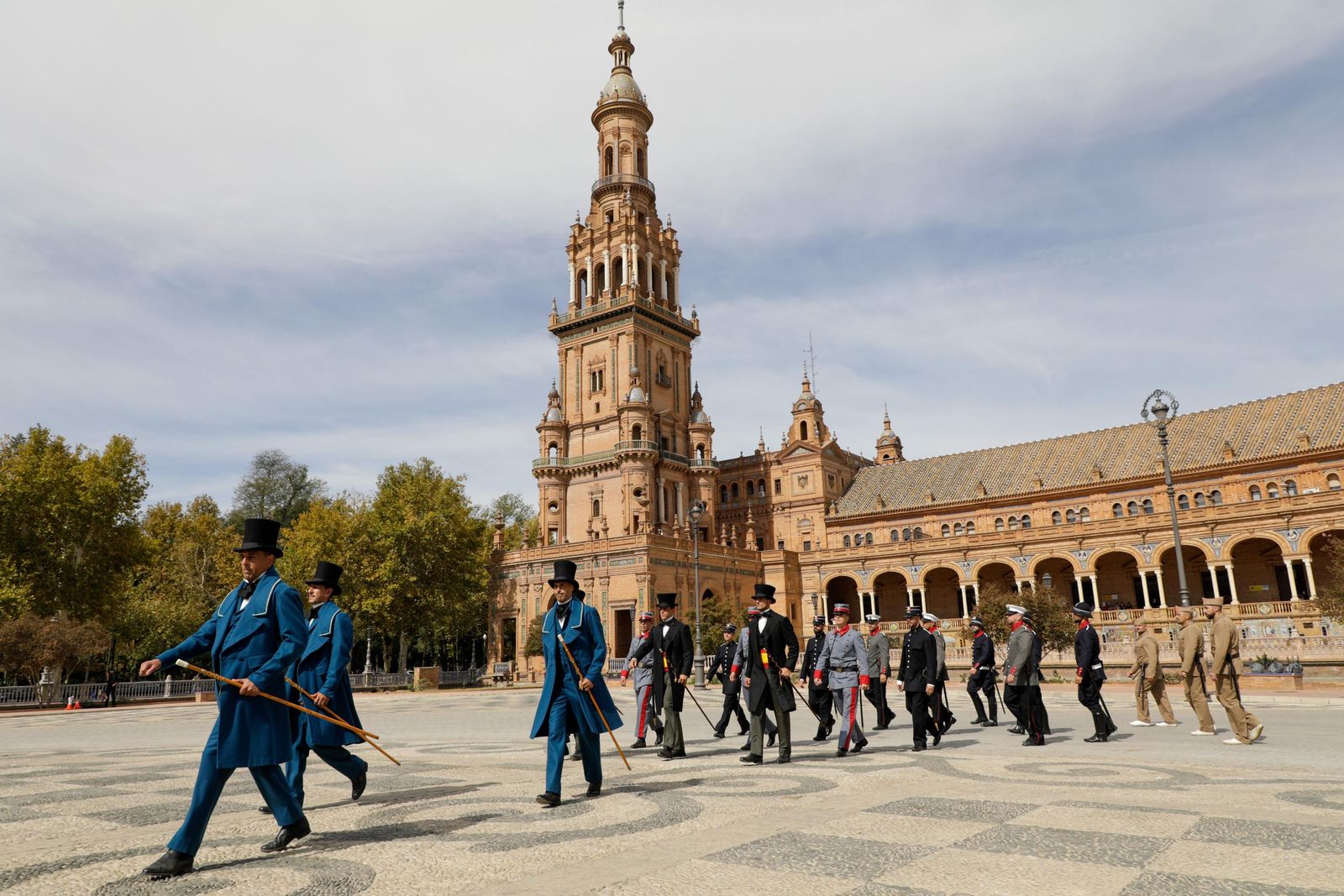 Plaza de España. Día de la Policía Nacional