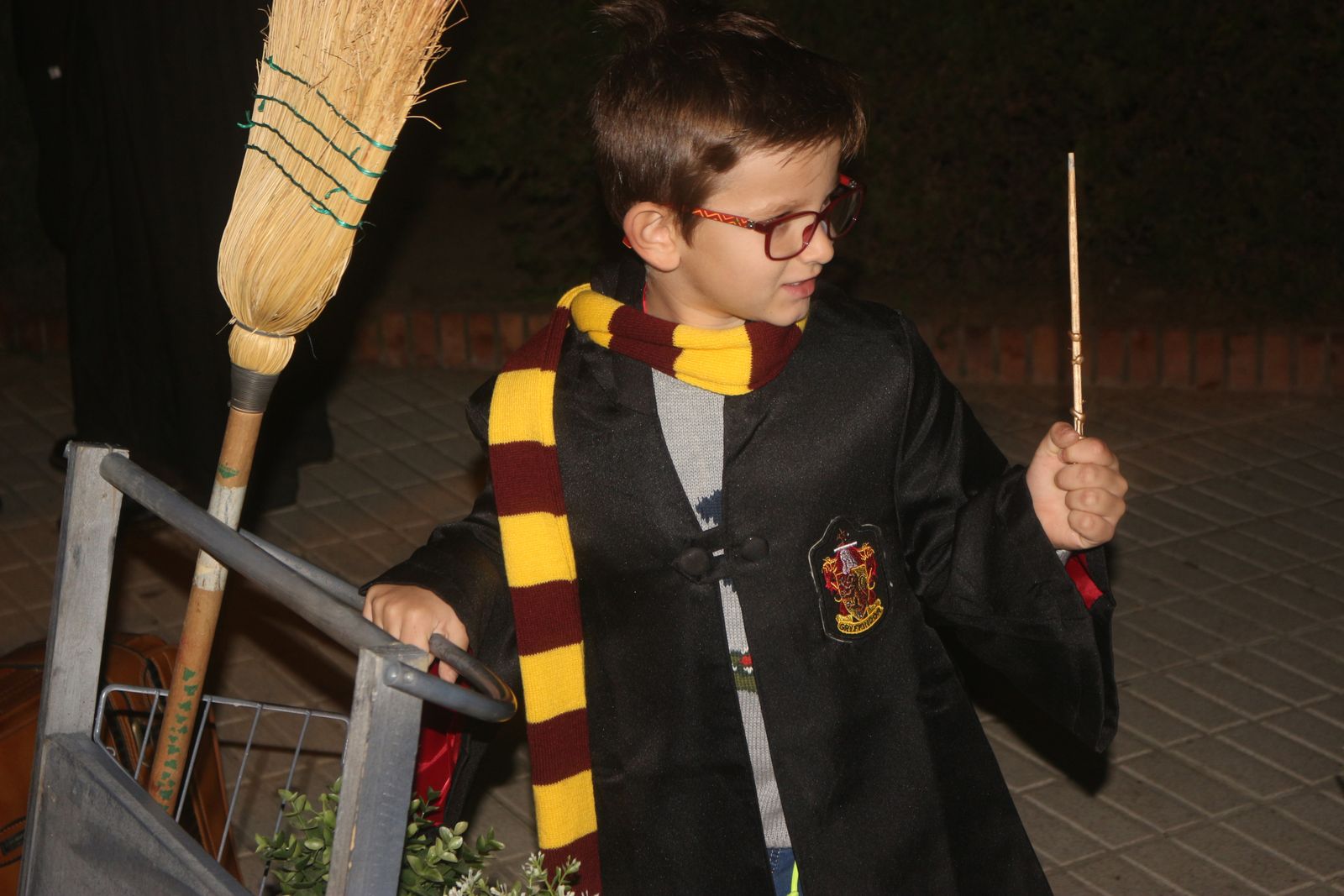 Las imágenes de la Escuela Hogwarts en la Plaza de la Iglesia