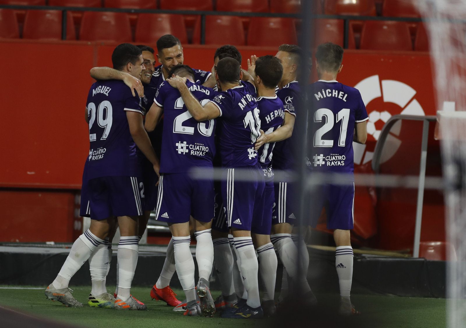 Las imágenes del Sevilla-Valladolid