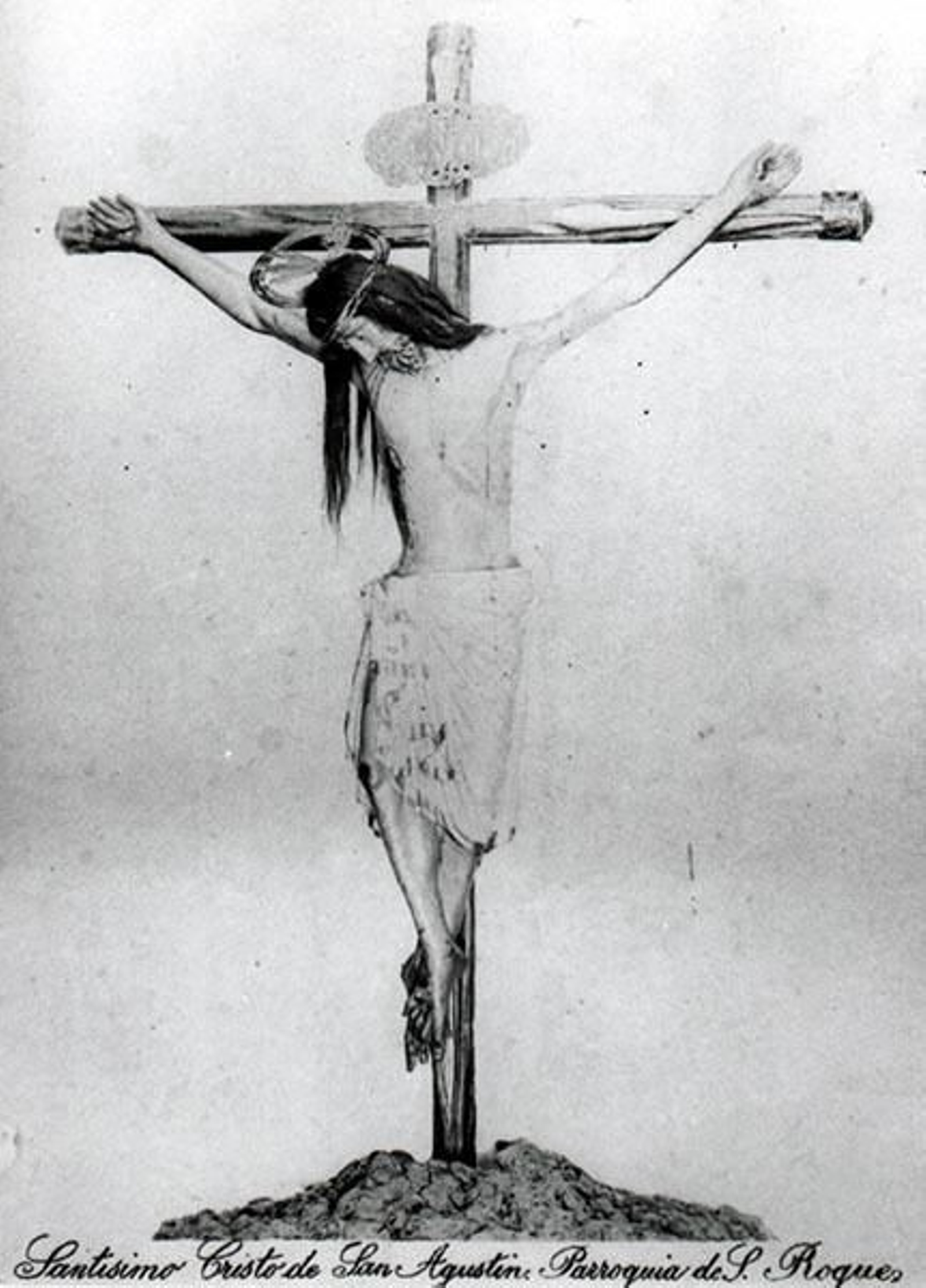 La imagen original del Cristo de San Agustín