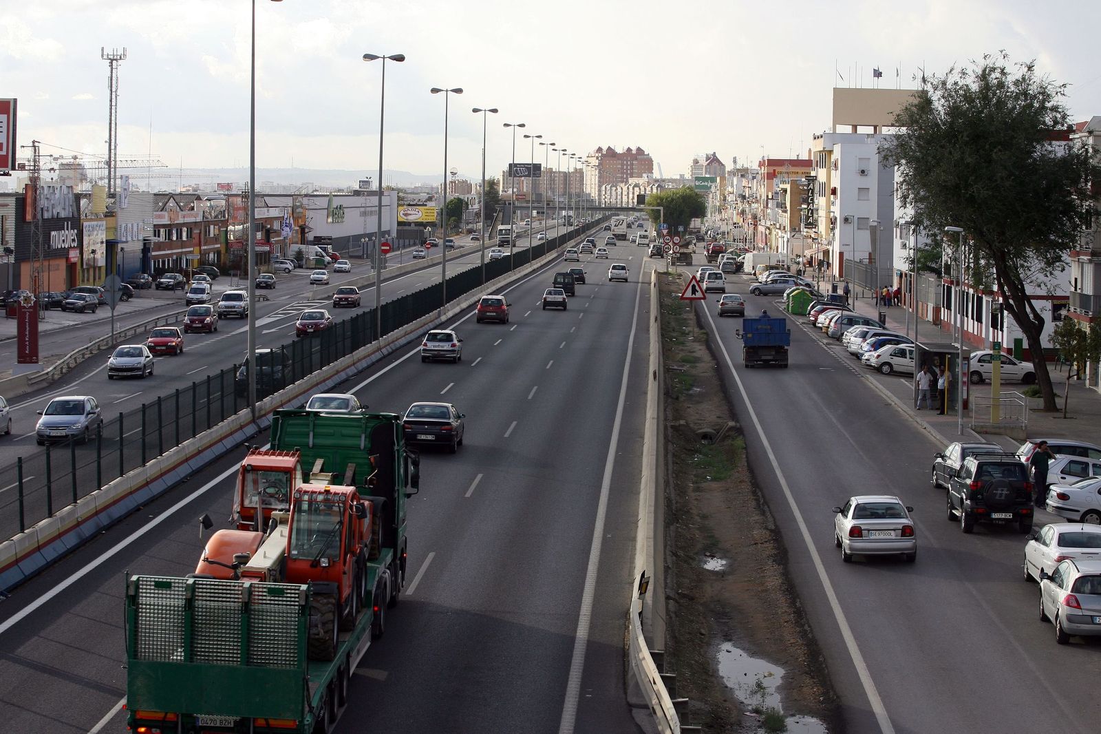 La autovía A-92 a su paso por Sevilla