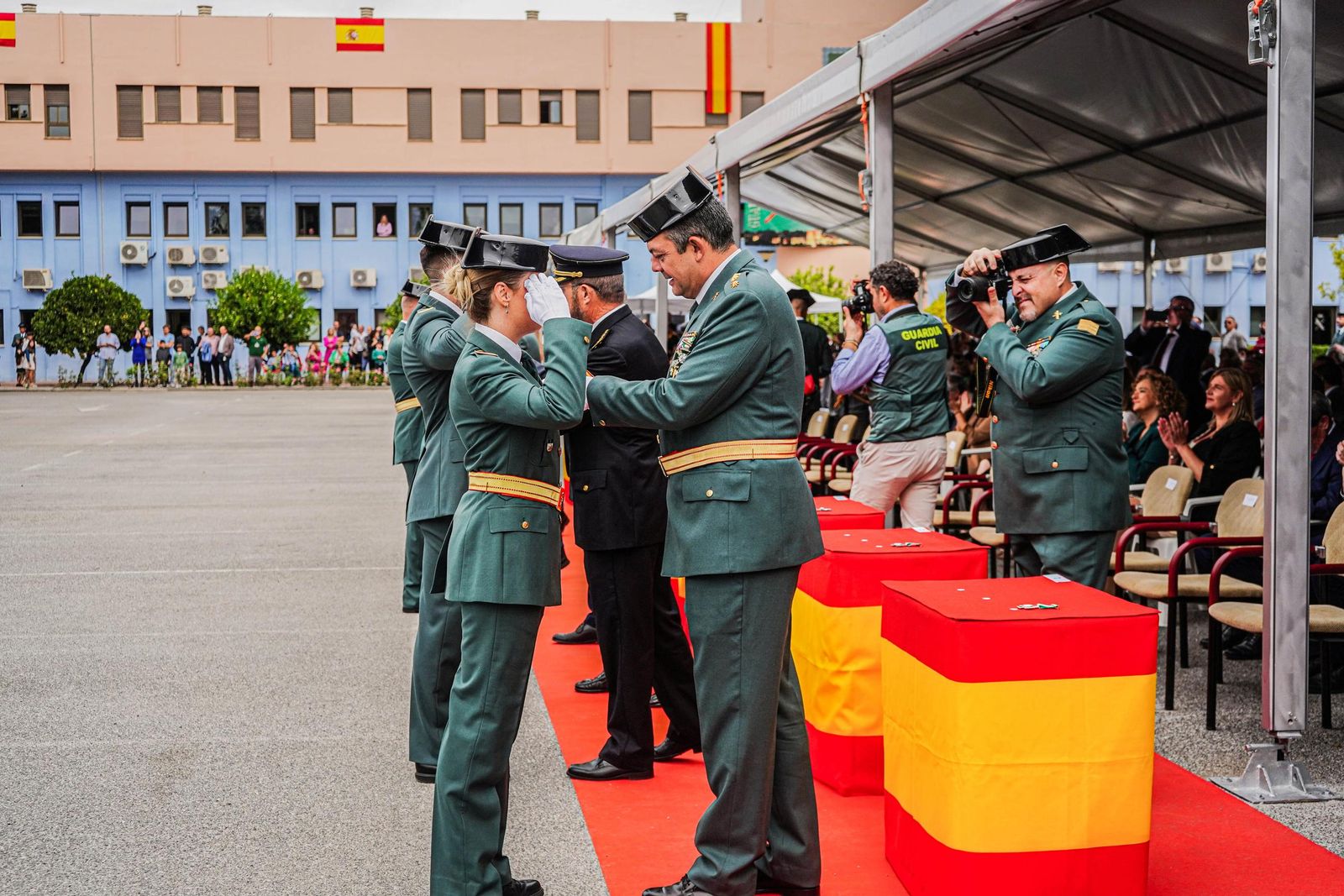 Así fueron los actos en honor a la patrona de la Guardia Civil en Granada
