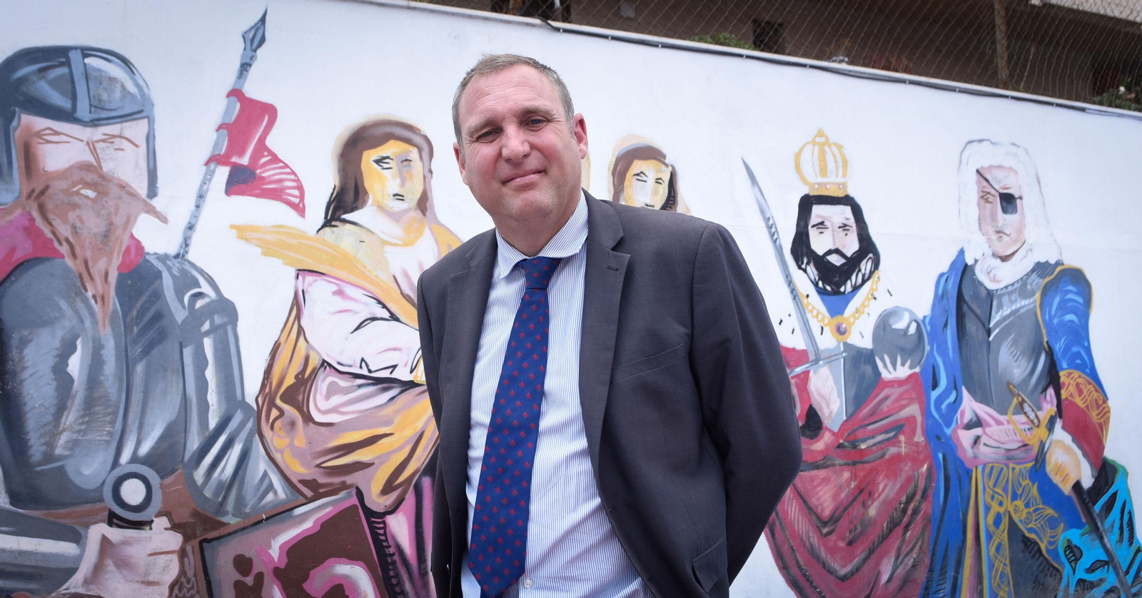 Andrés Joaquín Egea, durante la entrevista.