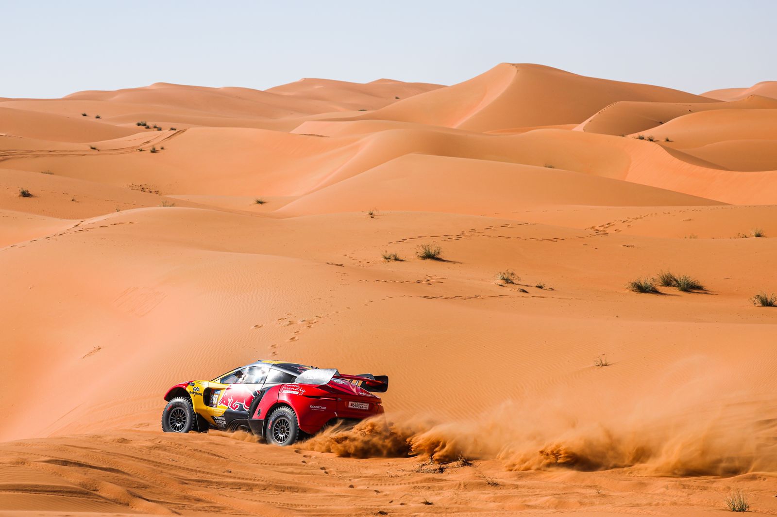 Las mejores fotos del Dakar por las dunas