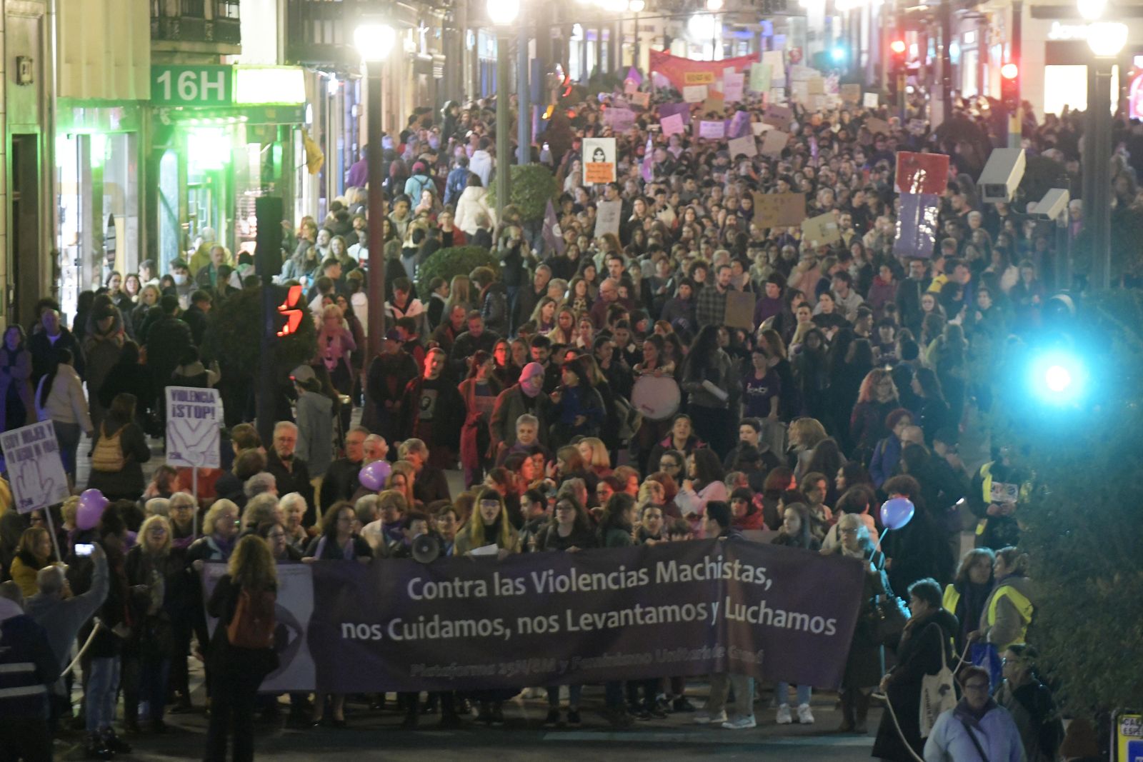 La manifestación del 25-N en Granada, en imágenes