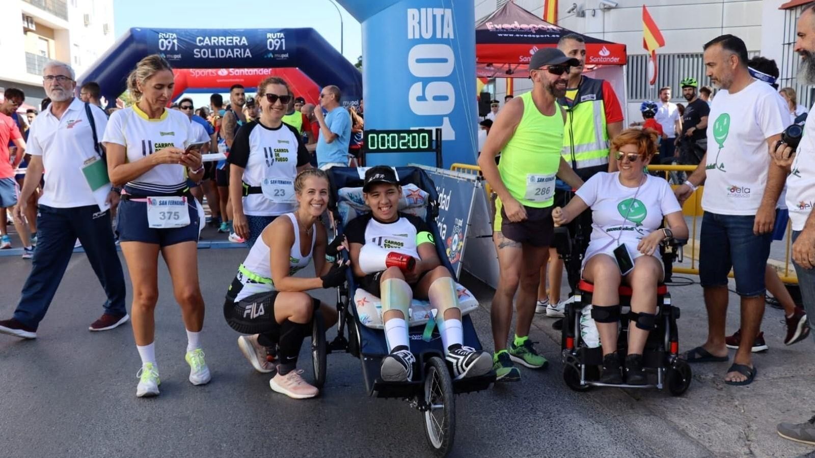 Con los miembros de la asociación Escúchala ELA.