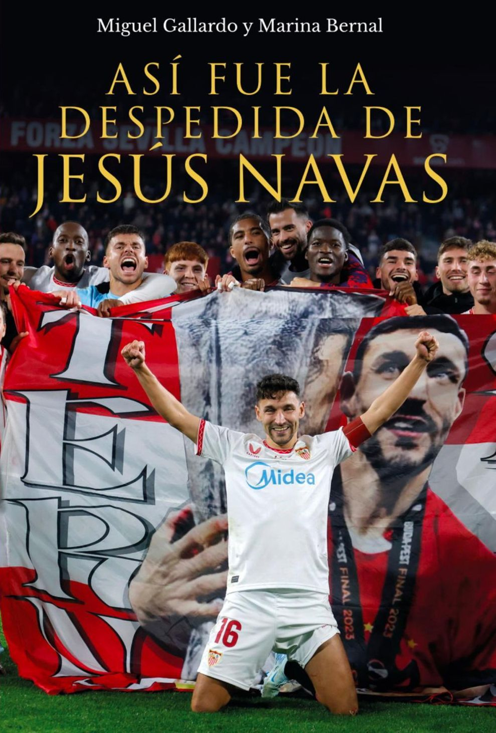 Portada del nuevo libro dedicado a Jesús Navas por su despedida del fútbol.