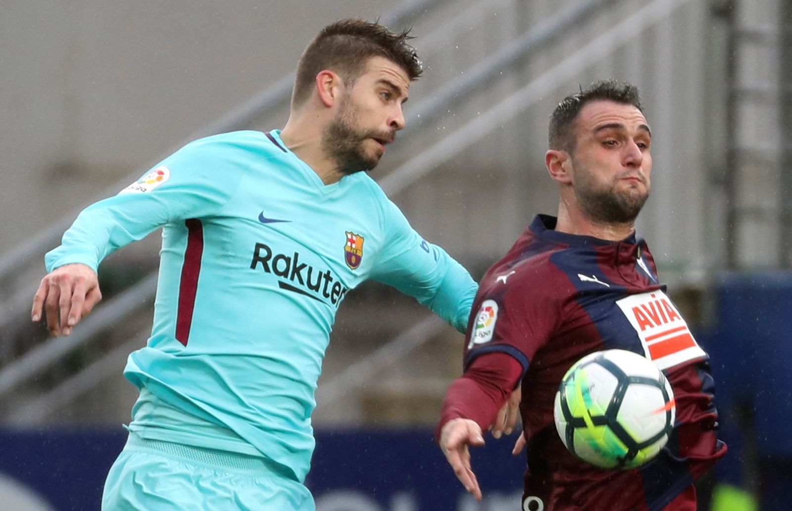 El Eibar-Barcelona, en imágenes