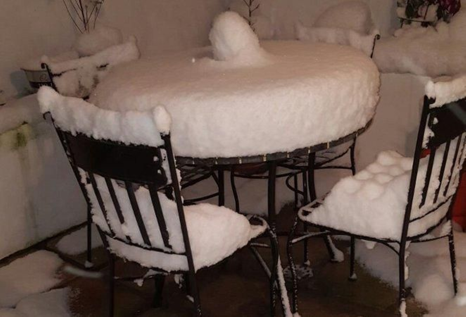 Imágenes de la nevada en la Sierra de Cádiz