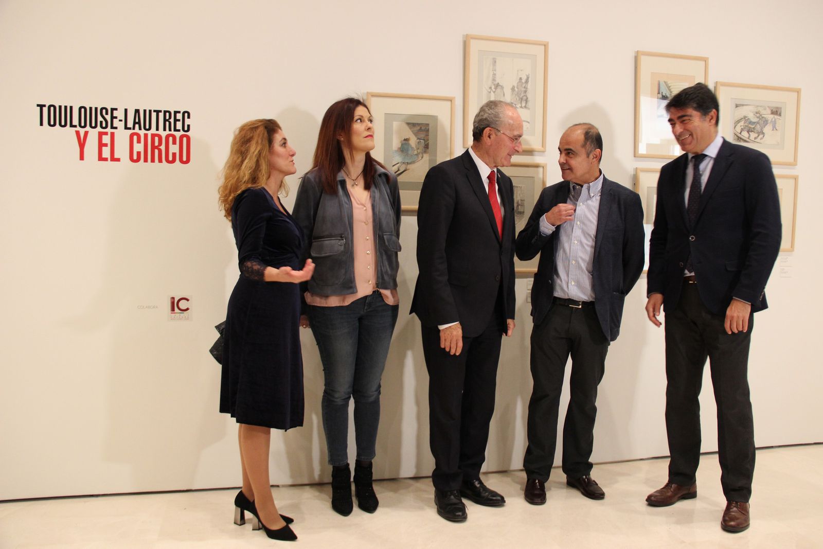 Presentación en el Museo Carmen Thyssen de la exposición 'Toulouse-Lautrec y el circo'.