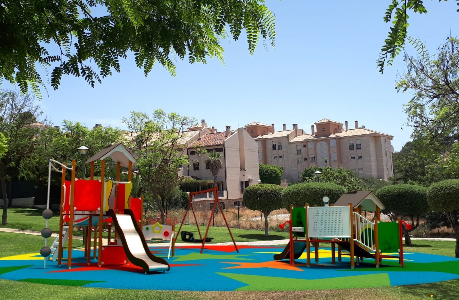 Nueva zona de juego infantil.