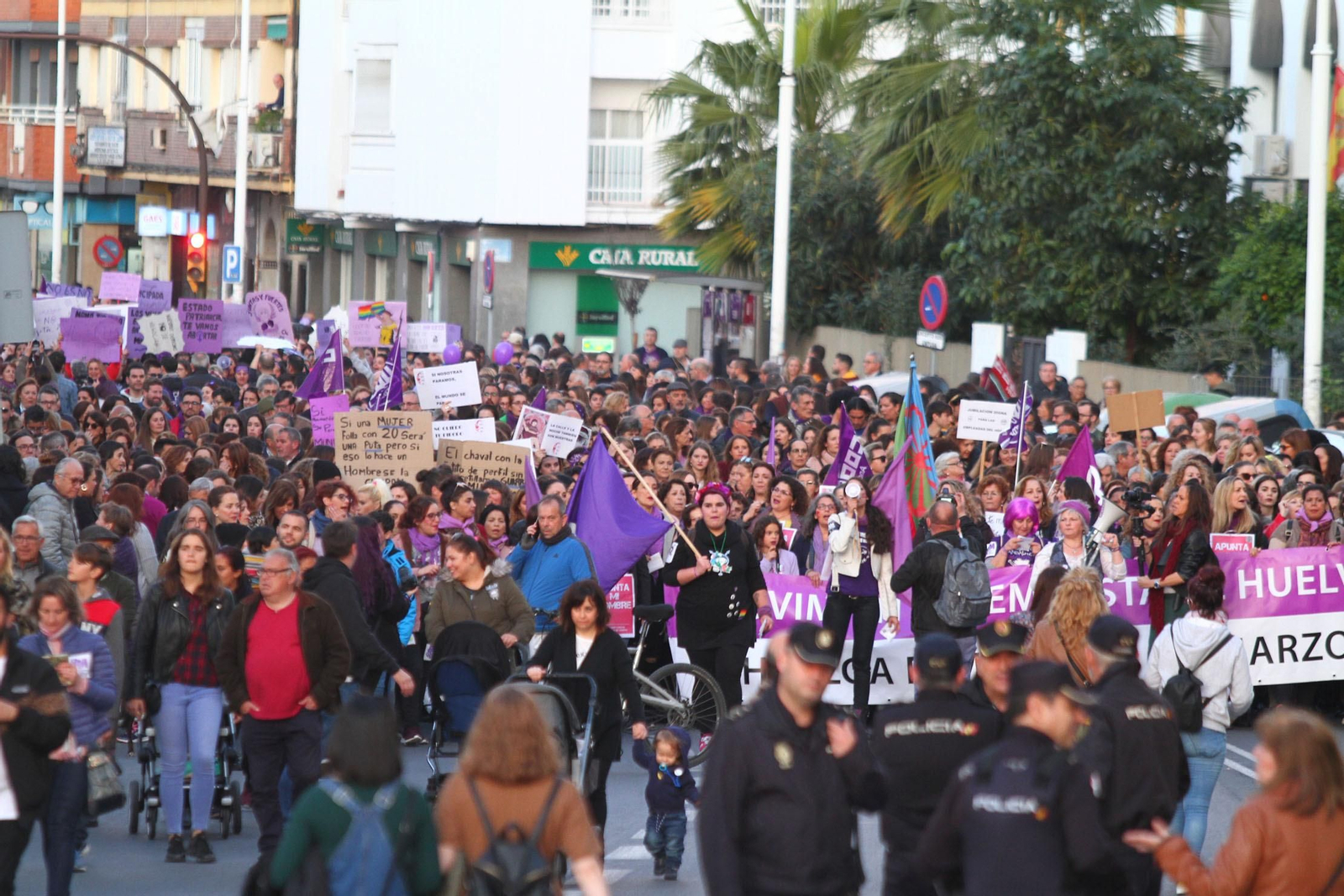 Imágenes de la Manifestación del día Internacional de la Mujer