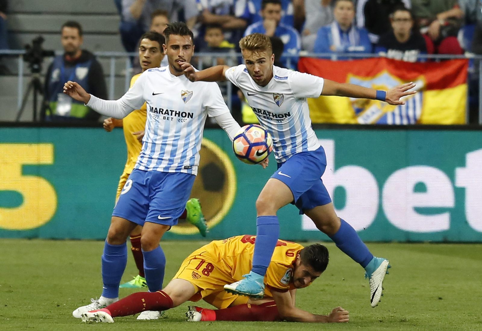 El Málaga-Sevilla, en imágenes