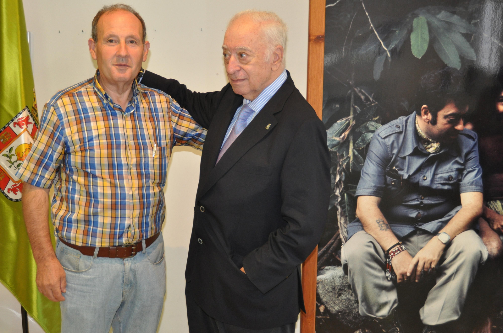 Con Tico Medina en el Museo de la Fotografía de la Alpujarra de la Sierra