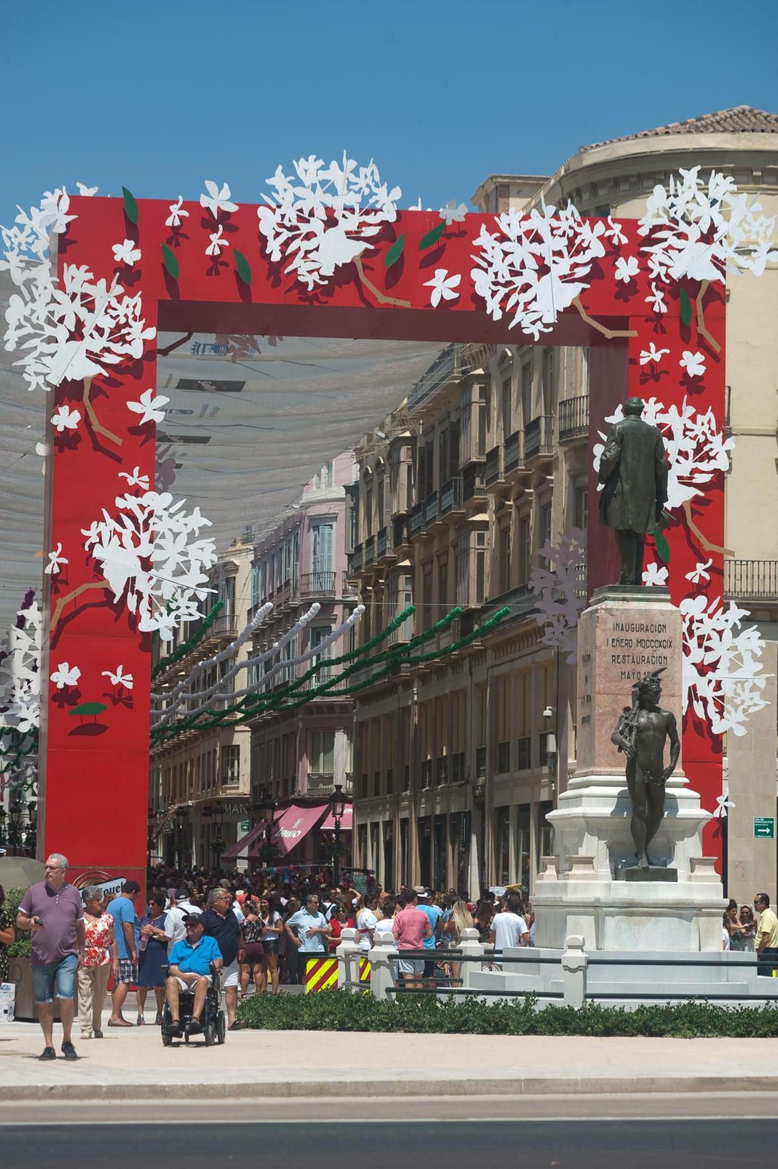 El primer día de la Feria de Málaga en el Centro, en fotos