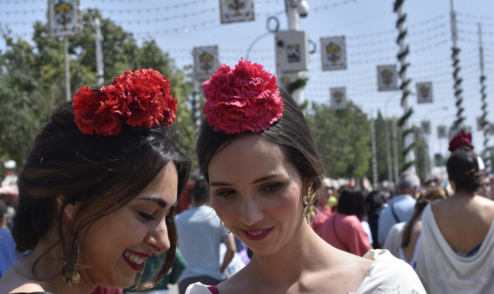 Ambiente en la feria de abril