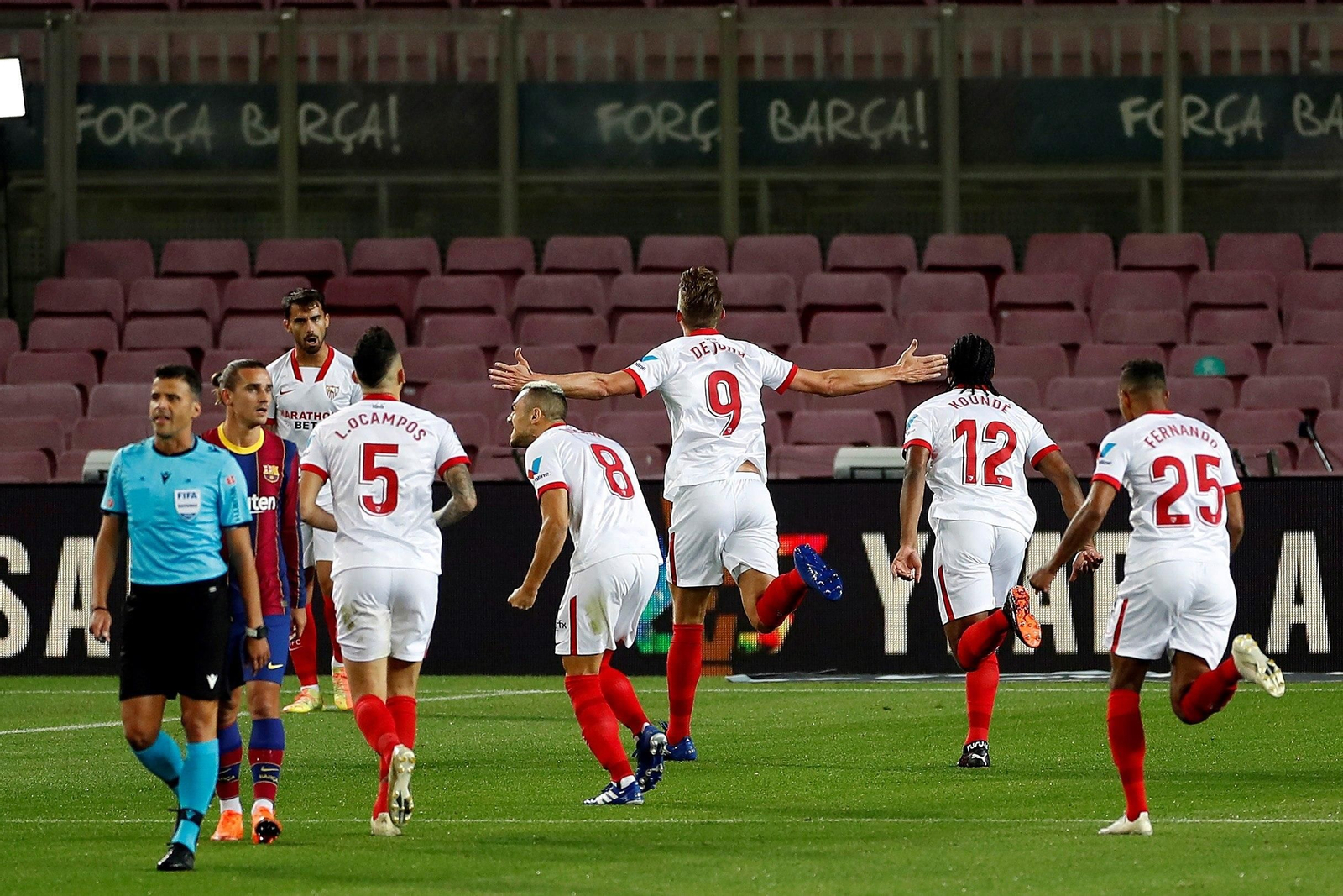 Las fotos del Barcelona-Sevilla