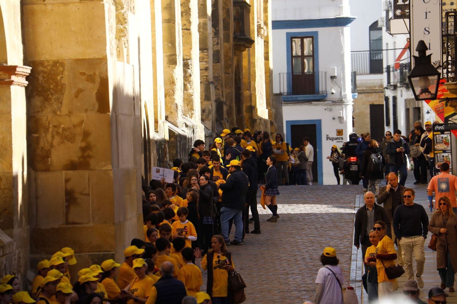 Las mejores imágenes del abrazo a la Mezquita-Catedral por las enfermedades raras