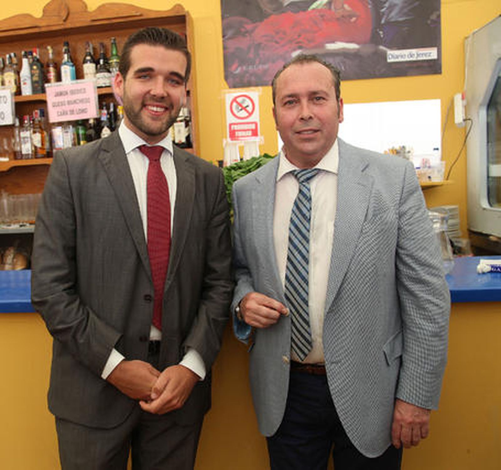 Rodolfo Hernández, delegado provincial de Mercadona, y el director comercial de Diario de Jerez. 

Foto: Vanesa Lobo