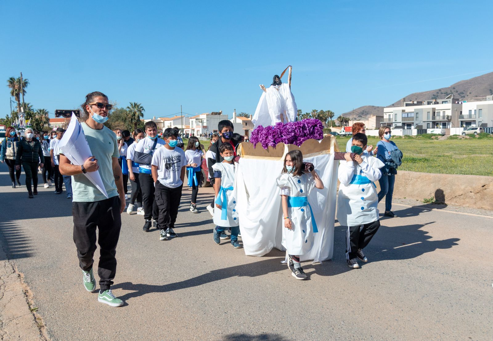 Cerca de 300 alumnos de la Costa celebran un Viernes de Dolores muy especial