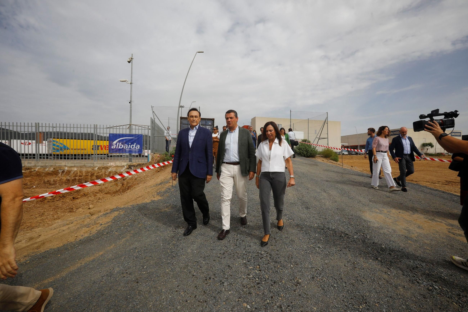 El inicio de las obras de la tercera fase del parque logístico de Córdoba, en imágenes