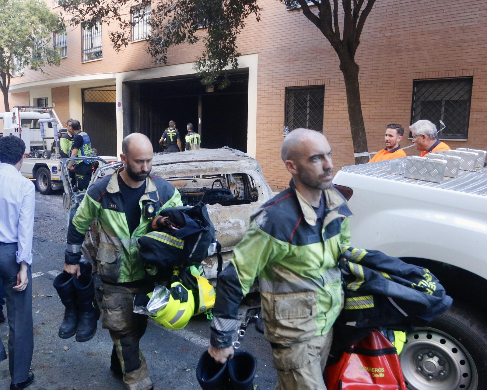 Incendio en Pino Montano