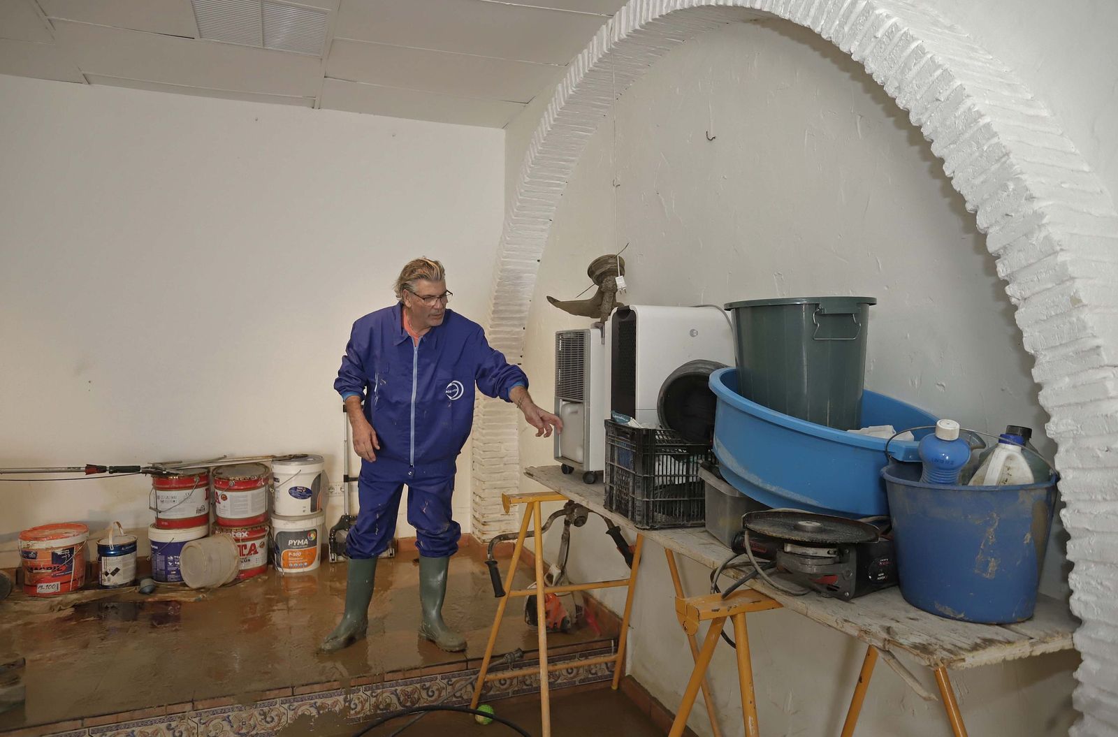 San Martín del Tesorillo después de la borrasca Marta, en imágenes