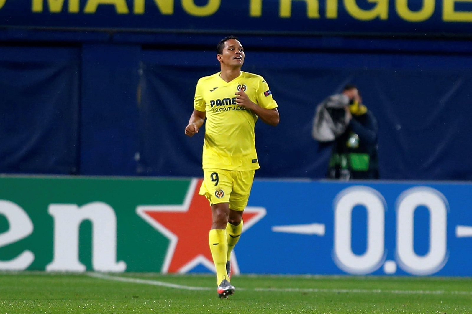 Bacca, durante un partido con el Villarreal.