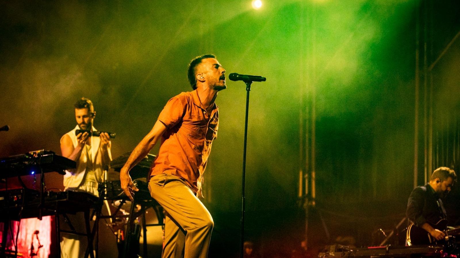 Pucho de Vetusta Morla, durante su actuación en No Sin Música 2023