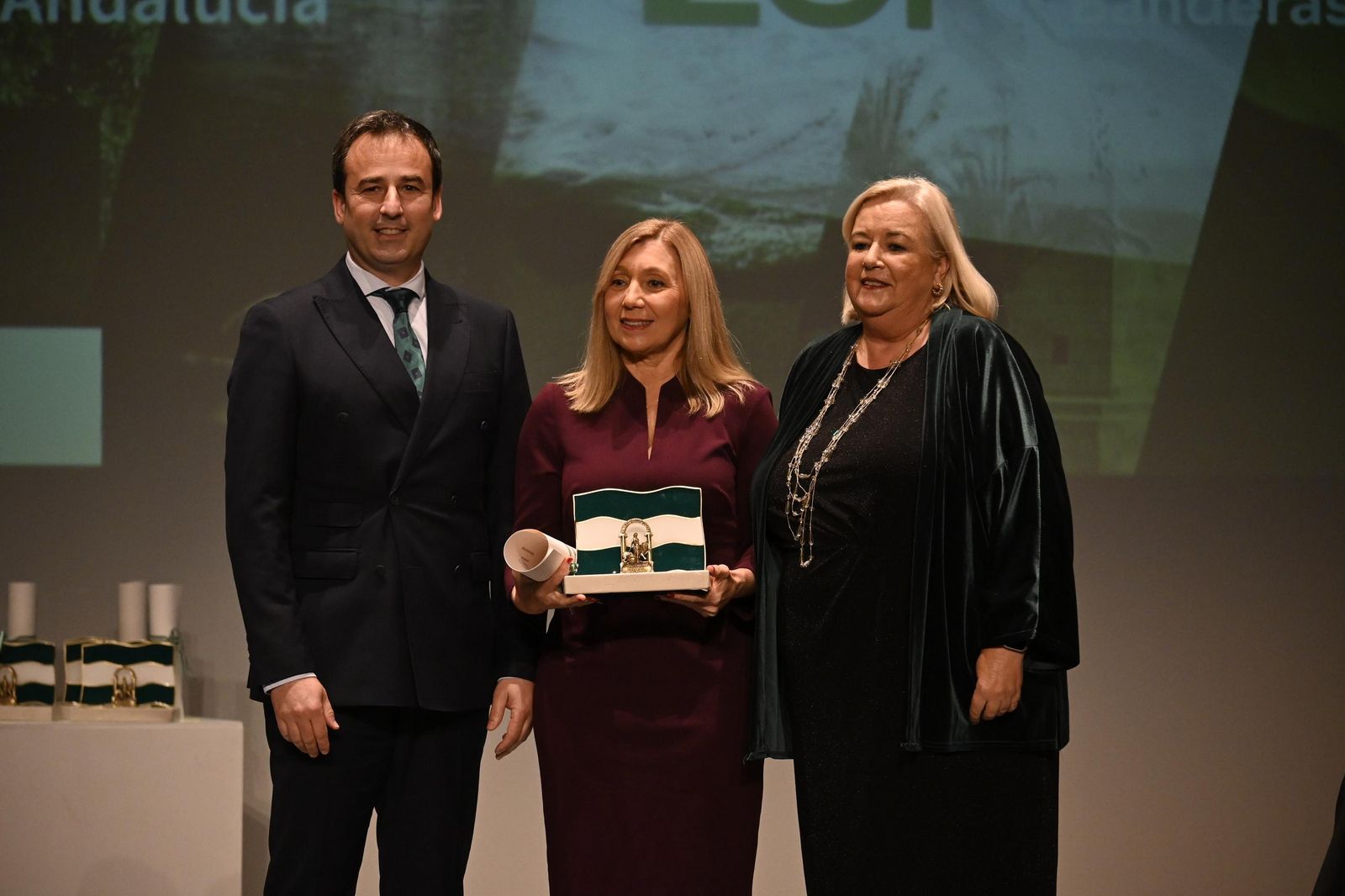 Premios de las Banderas de Andalucía en Huelva, en imágenes