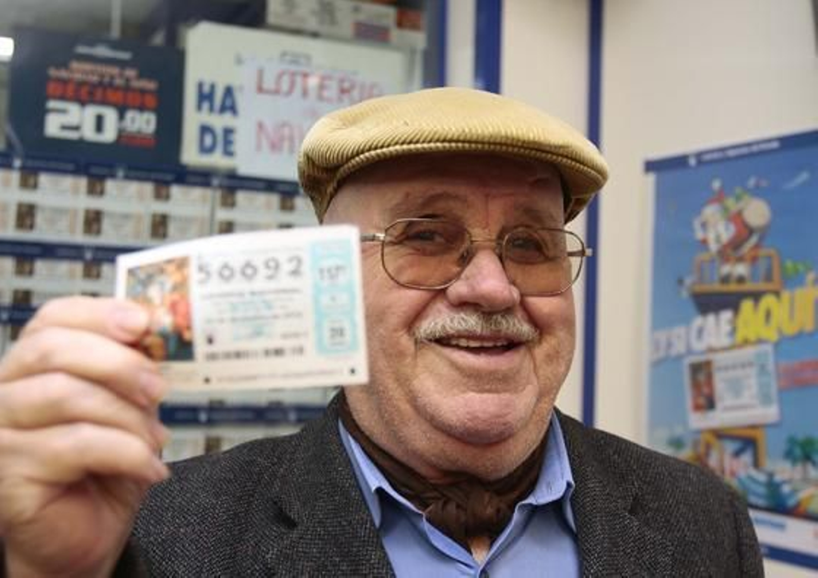 Ganadores del sorteo de Navidad.

Foto: EFE