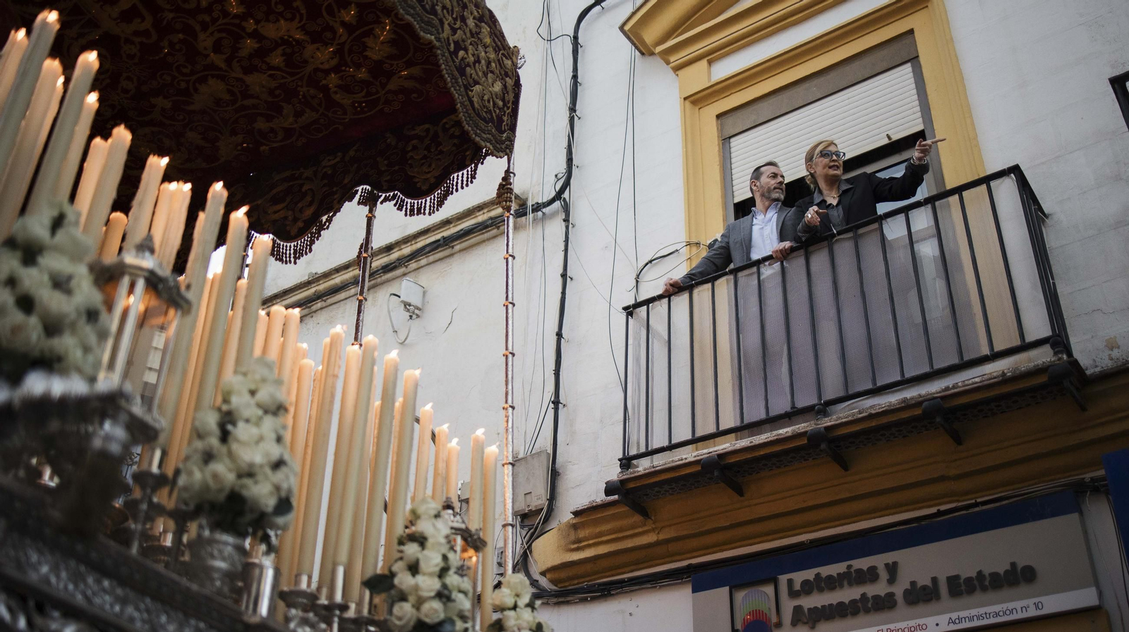 Imágenes de la Hermandad de El Mayor Dolor en el Jueves Santo de Jerez 2025