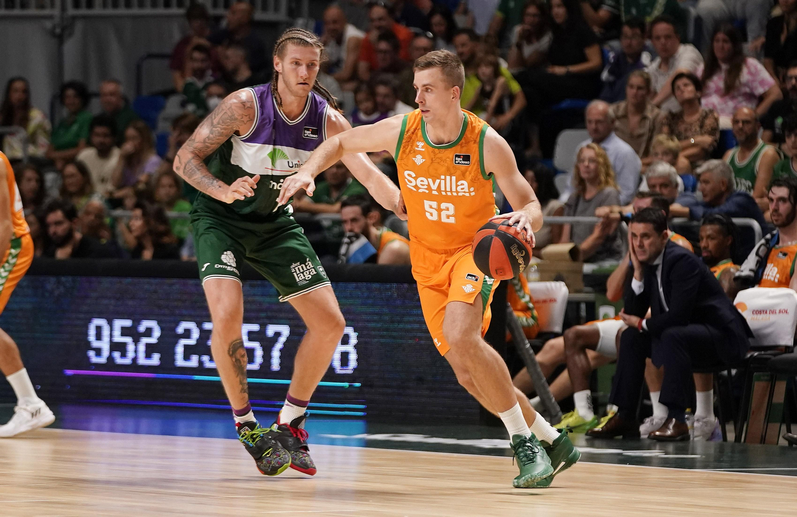 Osetkowski frente a Gerun en la ida