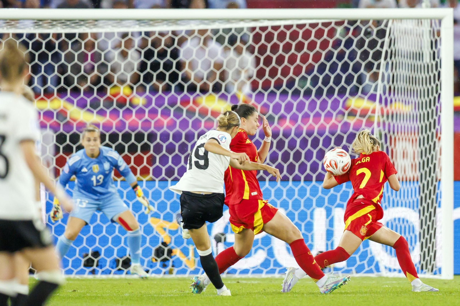 Las mejores imágenes del pase a la final de España ante Alemania en la Eurocopa femenina
