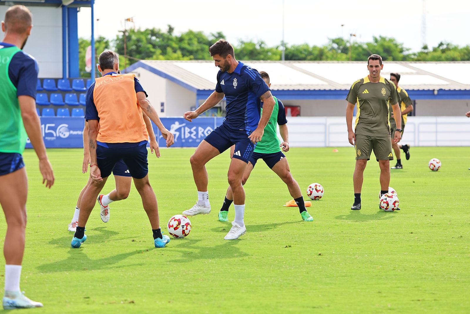 Un entrenamiento reciente en la Ciudad Deportiva Francisco Mendoza.
