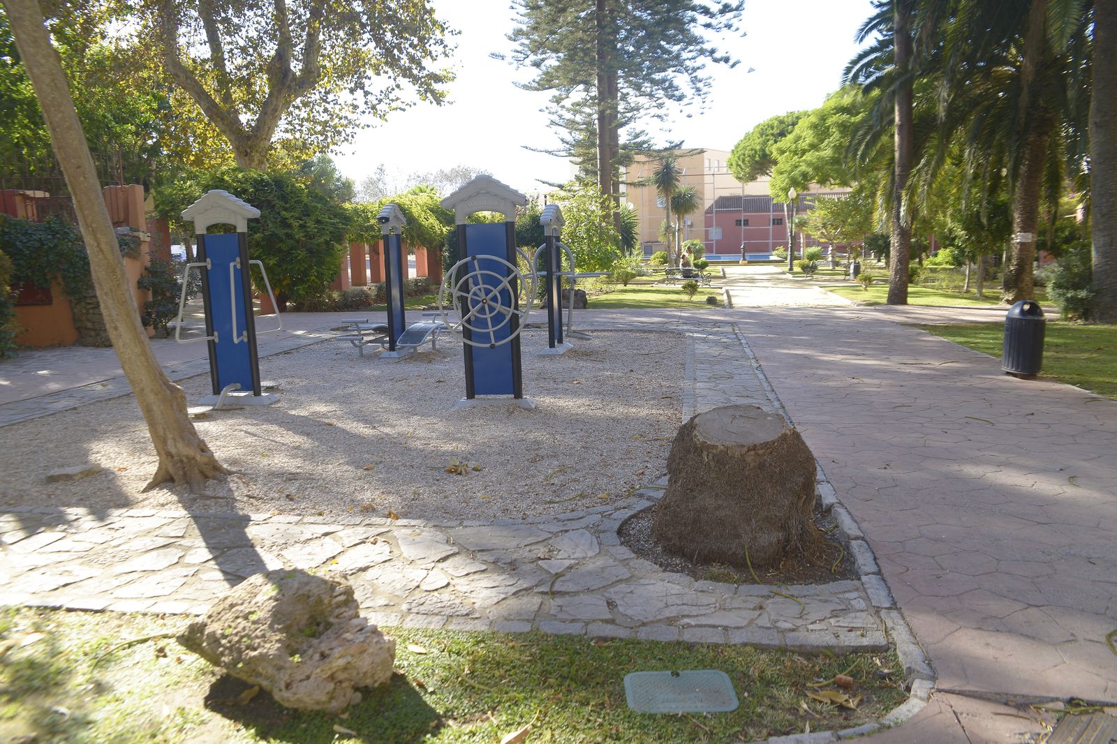 Fotos de los jardines Saccone en La Línea