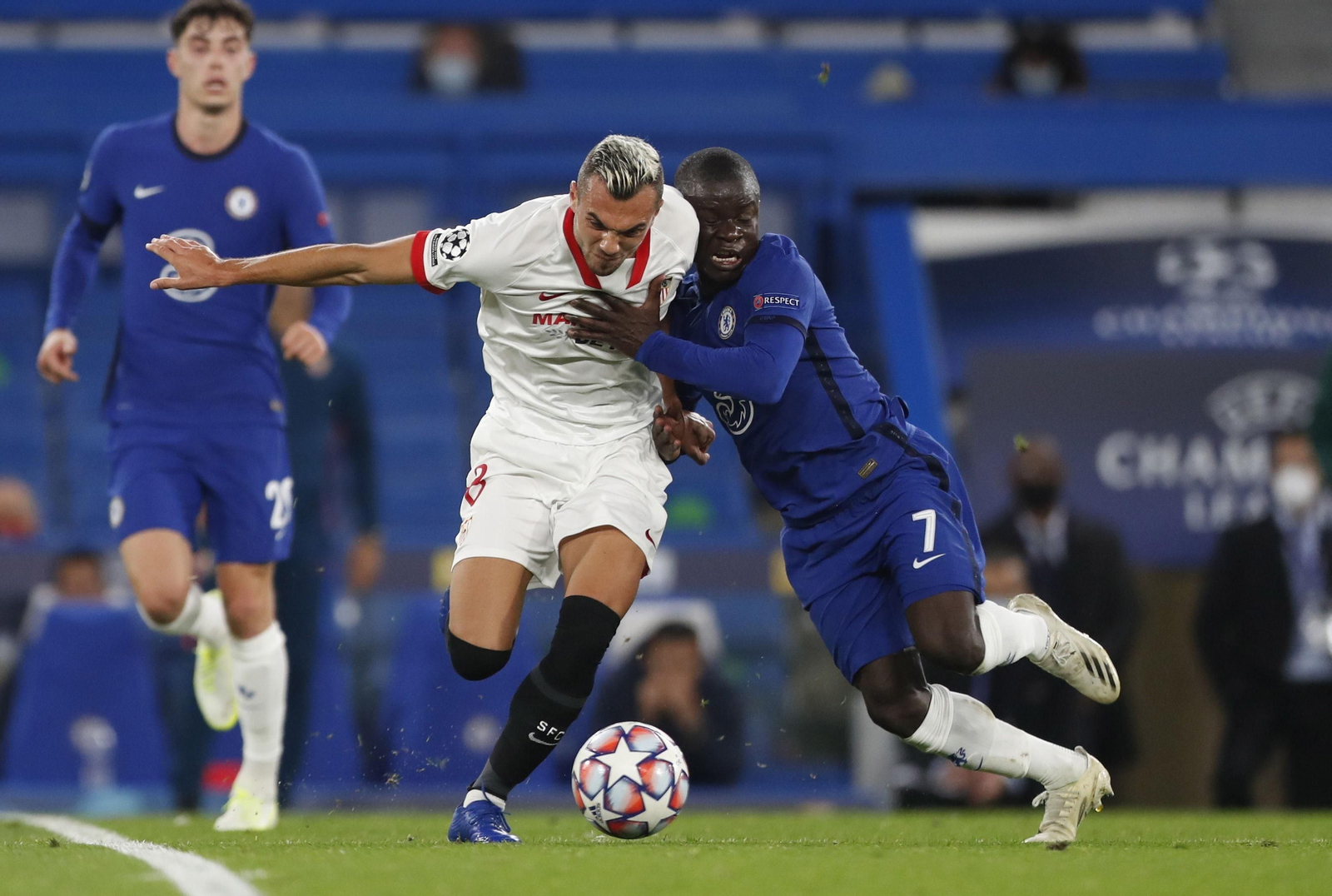 Las imágenes del Chelsea-Sevilla