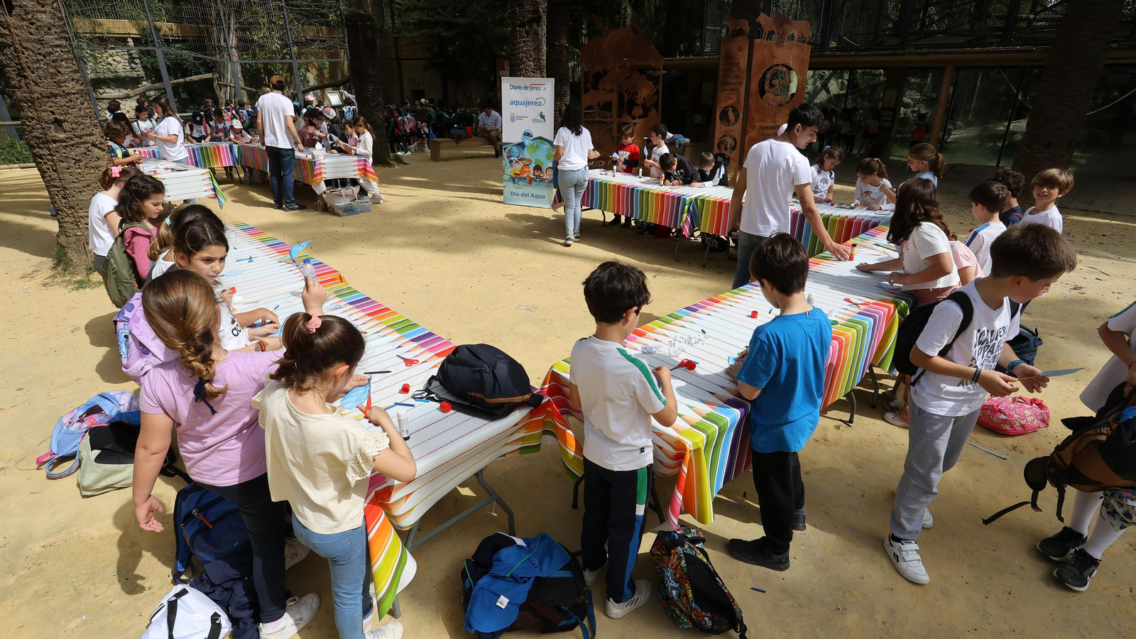 Día Mundial del Agua de Aquajerez y aniversario de Diario de Jerez en el Zoo