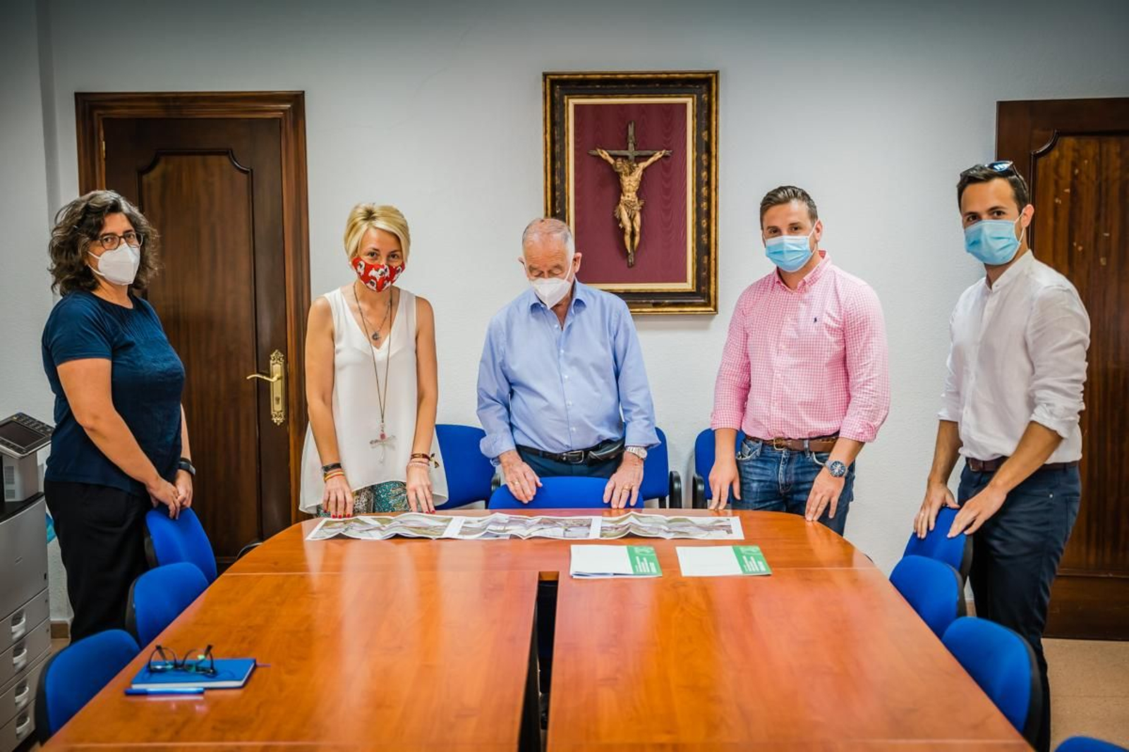 Reunión para avanzar en el proyecto del Eje Viario del Poniente.