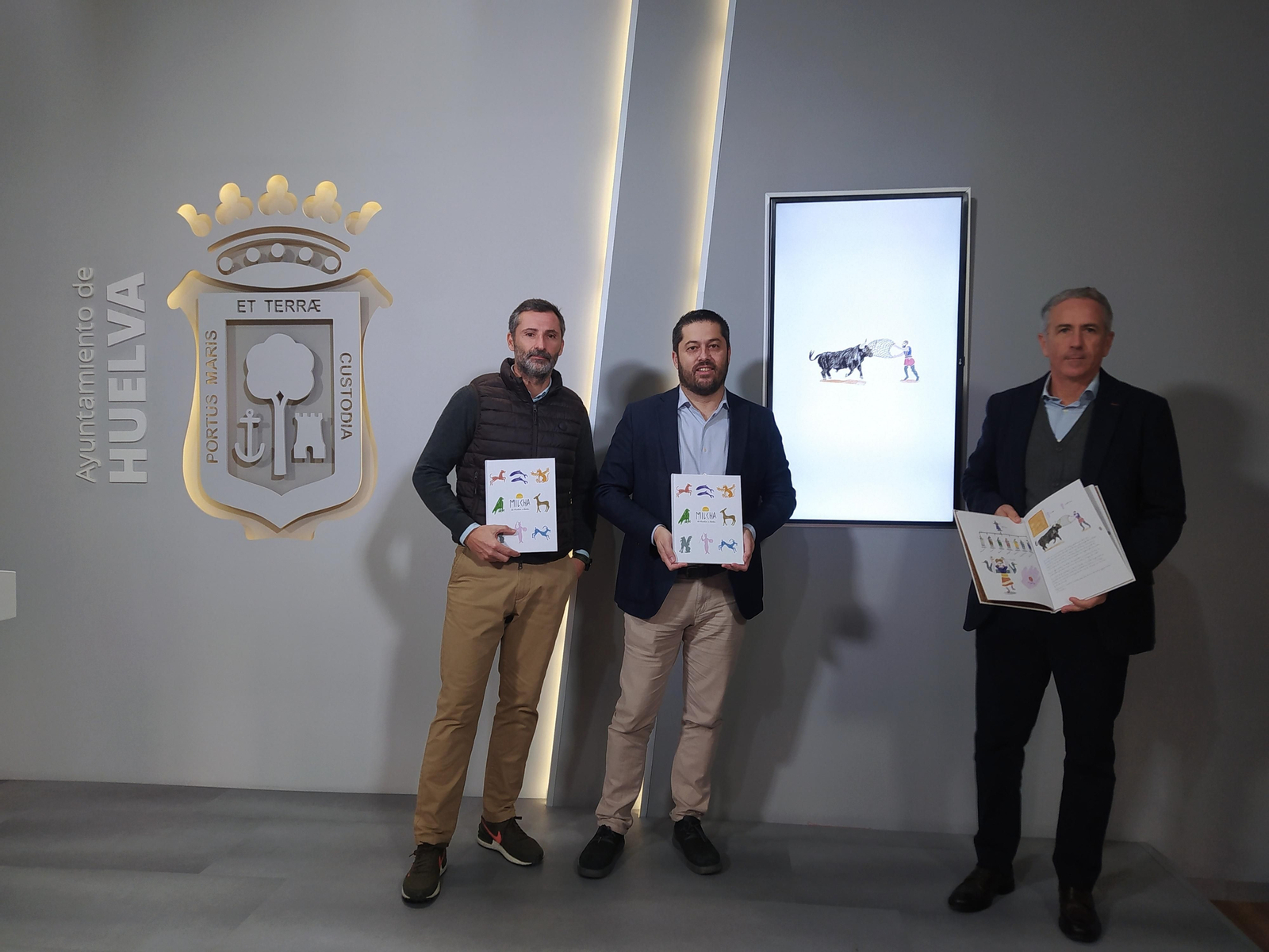 Un momento de la presentación de 'Milcha, de Huelva a Belén'.