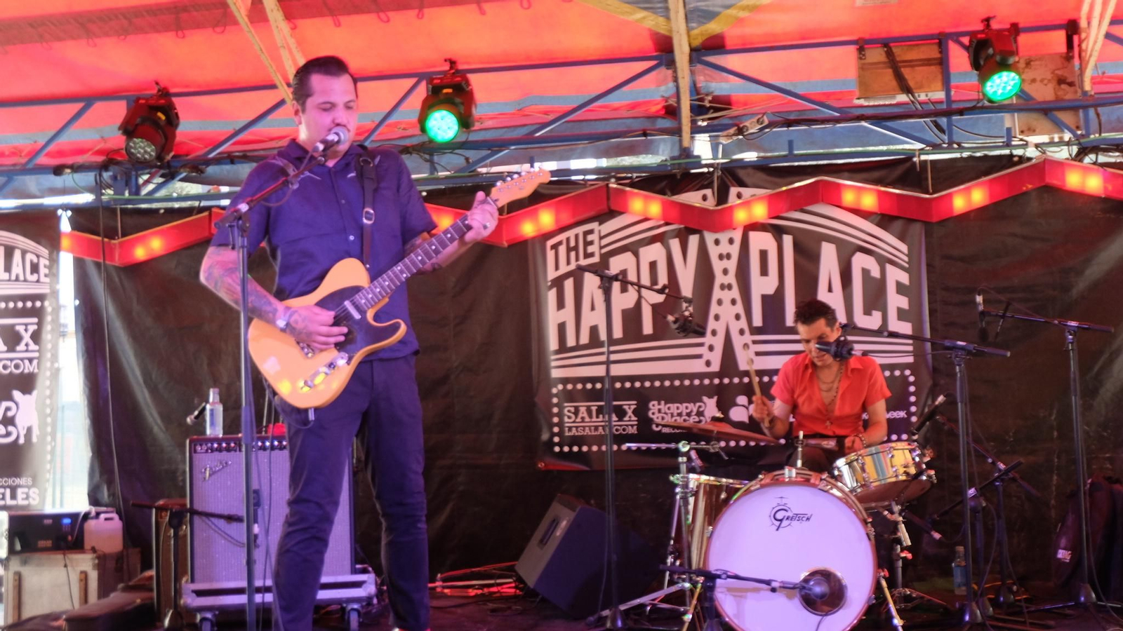 La Big Rabia, durante su actuación.