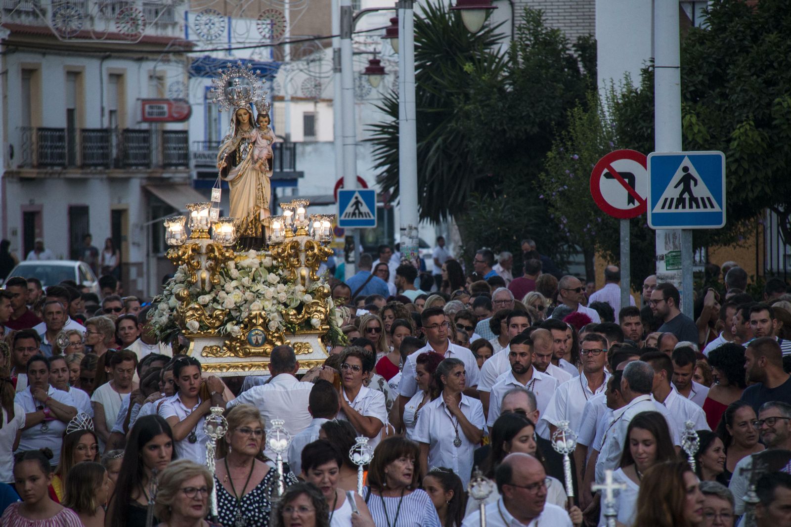 Las imágenes de la procesión de la Virgen del Carmen