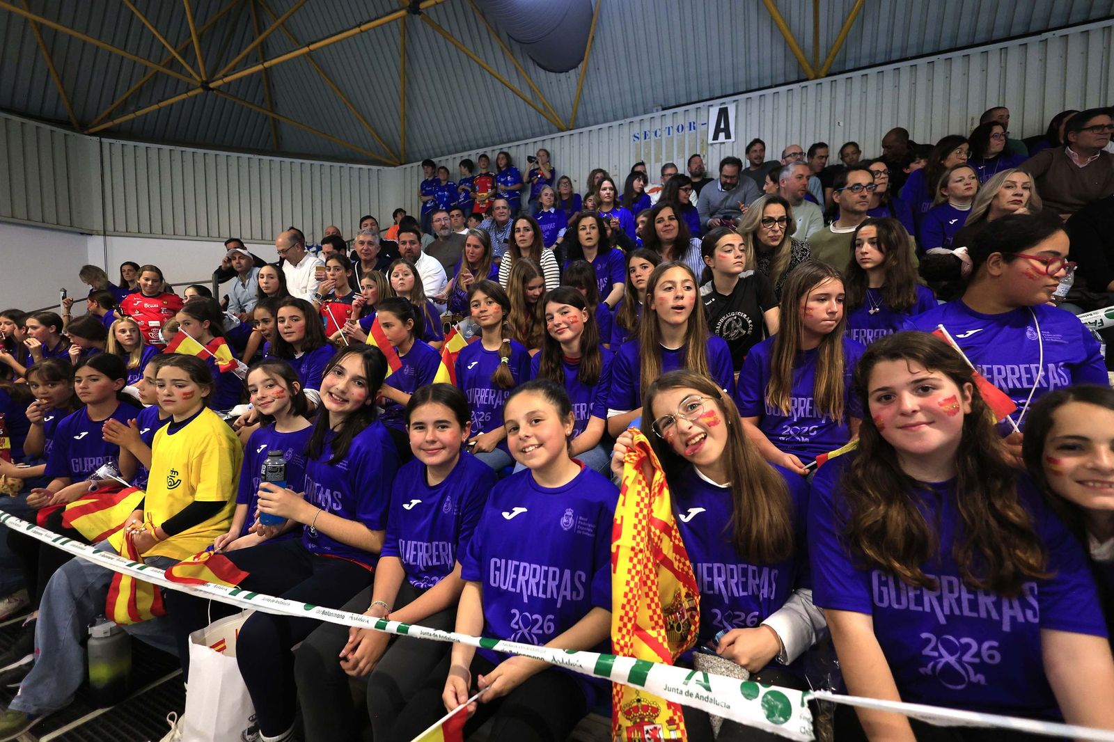 Búscate en el Juan Carlos Mateo de Algeciras durante el España-Austria del preeuropeo  femenino