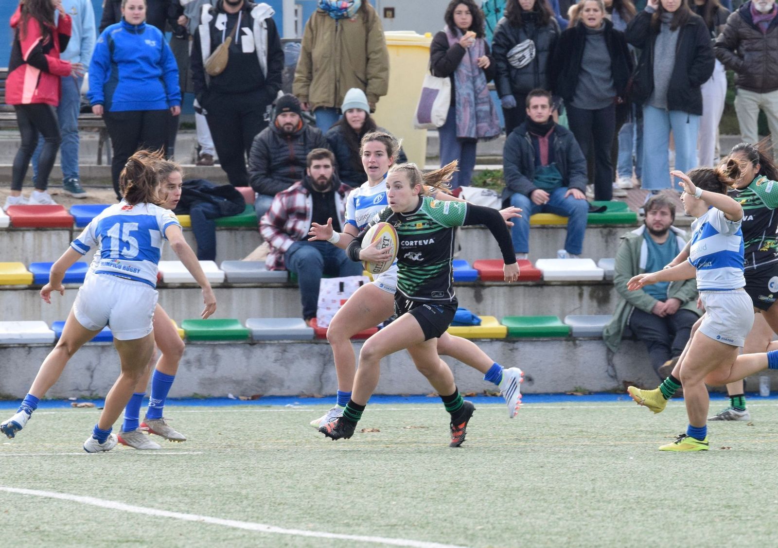 Lea Ducher avanza para conseguir una de las marcas del Corteva Cocos.