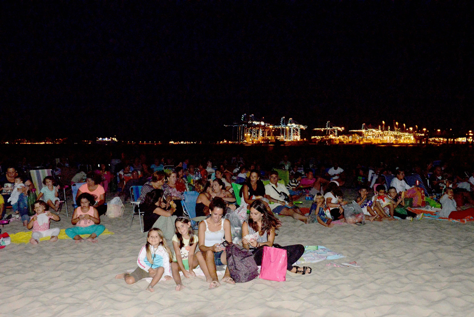 El público, esperando la película en el Rinconcillo en una imagen de archivo.