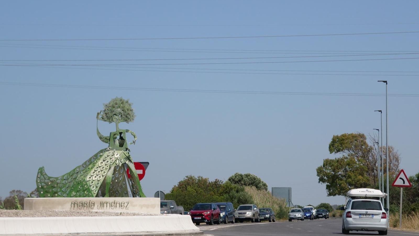 Imagen de la rotonda. Imagen de la rotonda.