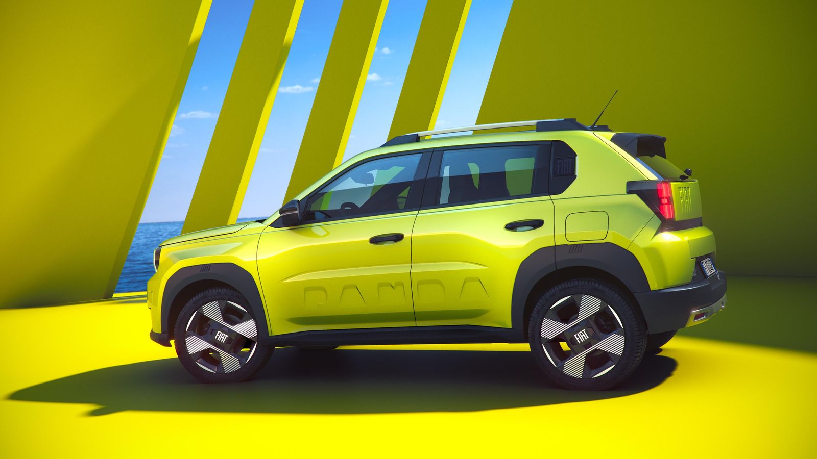 Respecto al actual Fiat Panda, el Grand ePanda crece considerablemente a lo largo y, es previsible, que también lo haga a lo alto o a la ancho a tenor de las primeras imágenes y de que lo ya conocido por el Citroën C3.. Respecto al actual Fiat Panda, el Grand ePanda crece considerablemente a lo largo y, es previsible, que también lo haga a lo alto o a la ancho a tenor de las primeras imágenes y de que lo ya conocido por el Citroën C3..
